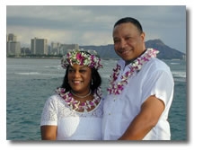 Ron & Anna Shipp - Married 12/04/2000
in Honolulu Hawaii - Honeymoon in Maui
Waikiki; daughter & son-in-law of Josephine Lil Sis Ellis, grandchildren of George & Mary Eva Bryant