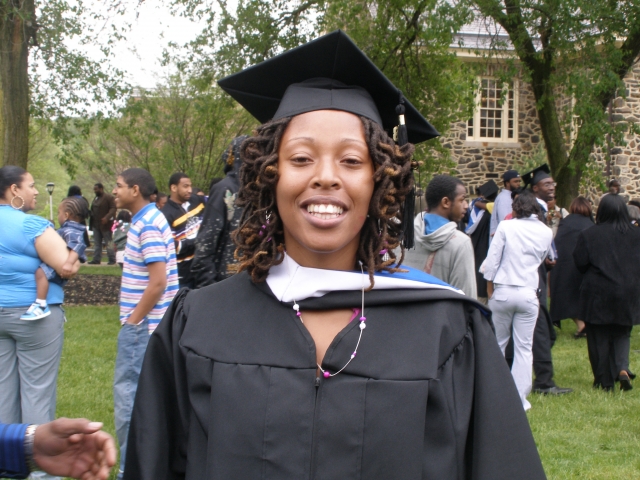 Ashley Jeter graduated from Cheyney University, Cheyney, PA on May 10, 2008 - daughter of Lanette Pope, granddaughter of Alberta McNeely, great-granddaughter of Arthur Lee Capel, great-great granddaughter of George & Mary Eva Bryant
